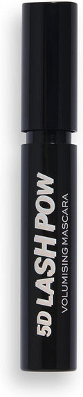 Black 5D Lash Pow volumising mascara tube for lengthening and thickening eyelashes without clumping