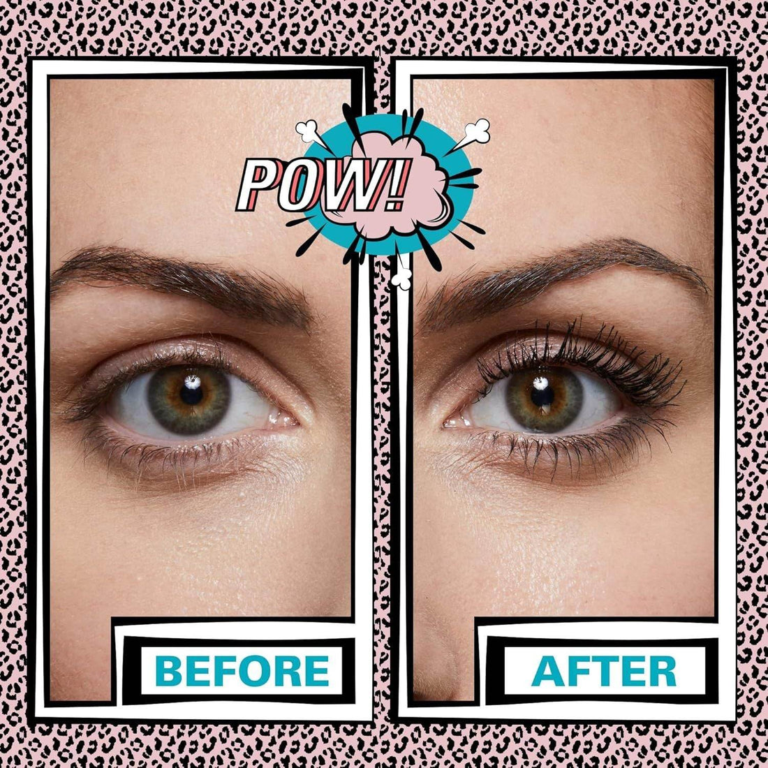 5D Lash Pow volumising mascara with super black color for thickening and lengthening lashes without clumping