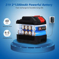 21V rechargeable high pressure water cleaning gun battery with 40 min runtime and 4-5 hours charging time