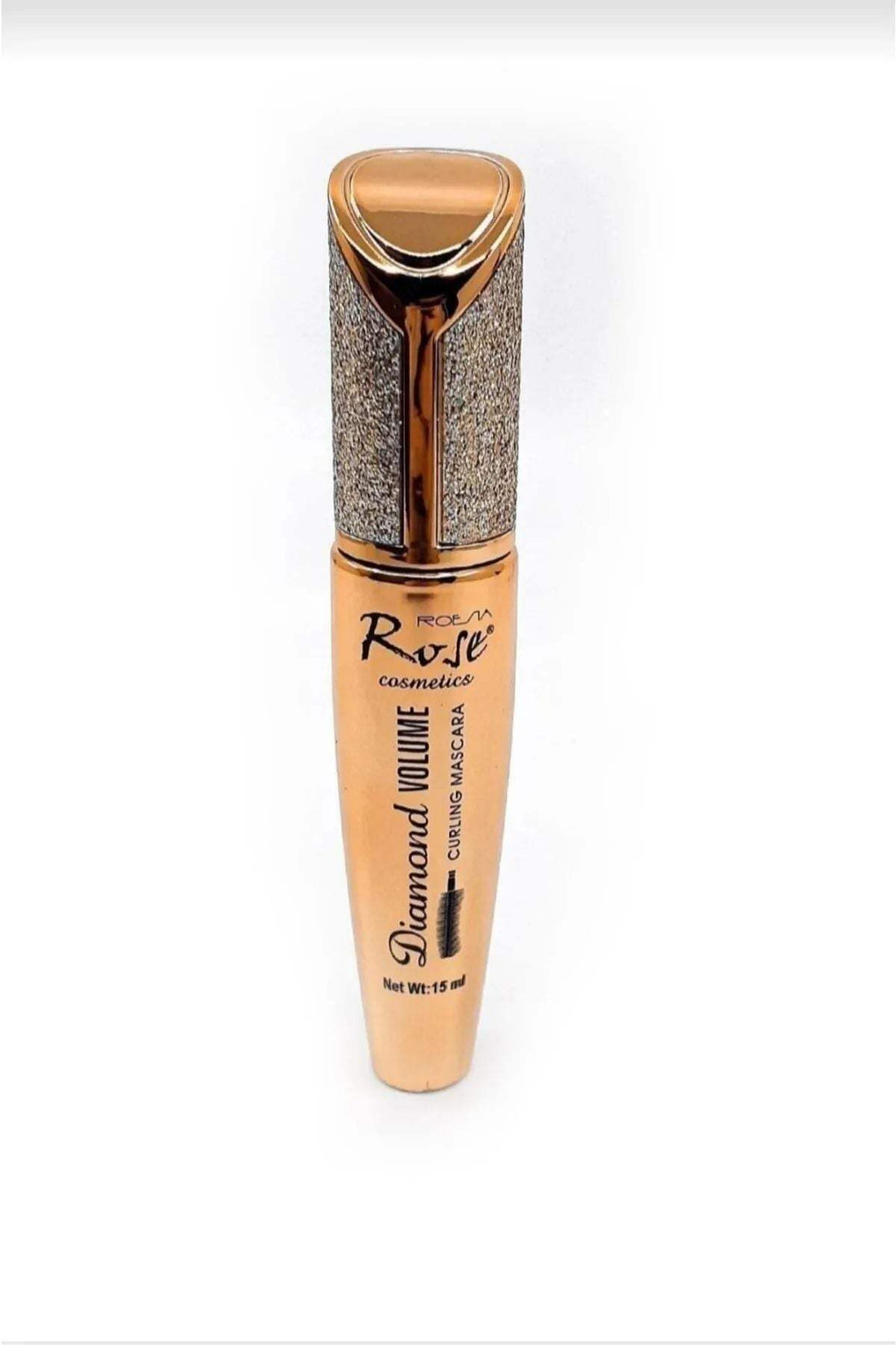 Diamond Beauty Mascara tube with wand applicator, waterproof and smudge-proof formula for longer, thicker lashes