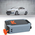 Portable 7200A car starter and air pump power bank with LCD display and 150 PSI inflation capacity for vehicles