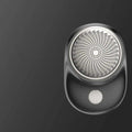 compact portable mini electric shaver with brush motor and rechargeable battery in black color